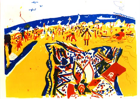 Coney Island, screen print, 70 x 100 cm, 1995