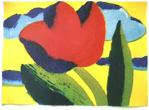 intaglio with screen print, 76 x 103 cm, 1999