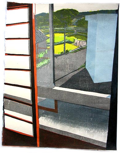 Japanese woodblock print, 38 x 29,5 cm, 2003
