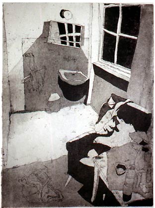 Danzig, Radierung mit Aquatinta, 25 x 20 cm, 1991