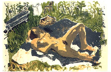 Siebdruck, 70 x 100 cm, 1994