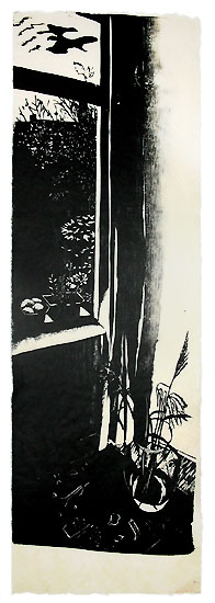 japanischer Holzschnitt, 73,5 x 23 cm, 2004