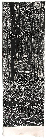 Japanese woodblock print, 73,5 x 23,5 cm, 2004