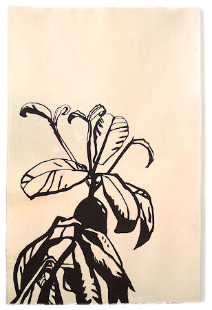 Japanese woodblock print, 99 x 64, 2006